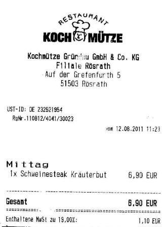 ndvr Hffner Kochmtze Restaurant